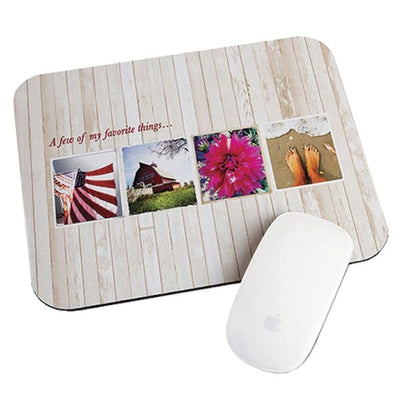 Full colour custom printed mouse pads to display your company logo or design